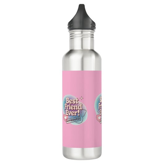 Beste vriend ooit, Goedgekeurd tekstontwerp Waterfles (Links)