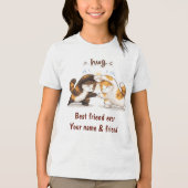Beste vriend ooit kat fusie – T-shirt (Voorkant)