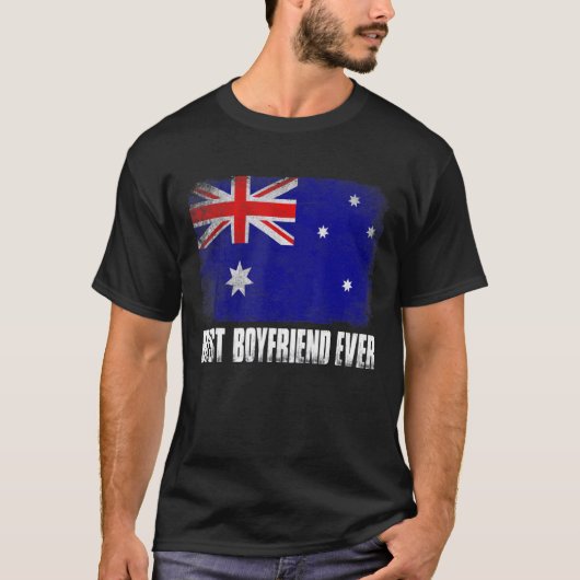  beste vriend ooit Mannen Retro Australië Fl T-shirt (Voorkant)