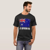  beste vriend ooit Mannen Retro Australië Fl T-shirt (Voorkant volledig)