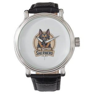 Beste vriend ooit Mijn Duitse herder Vintage-hond Horloge