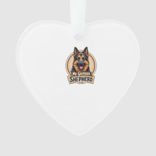 Beste vriend ooit Mijn Duitse herder Vintage hond  Ornament