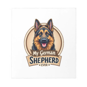 Beste vriend ooit Mijn Duitse herder Vintage honde Notitieblok