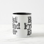 Beste vriend ooit - Mok met tweetone koffie (Midden)