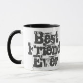 Beste vriend ooit - Mok met tweetone koffie (Links)
