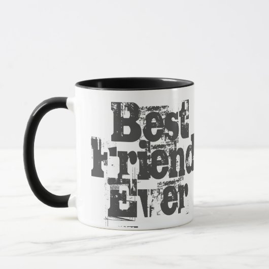 Beste vriend ooit - Mok met tweetone koffie (Links)