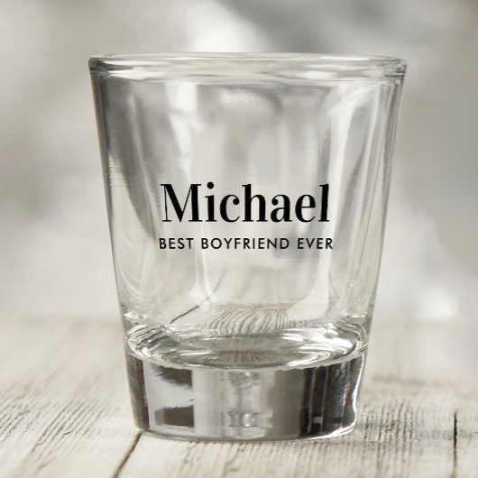 Beste vriend ooit Monogram Shot Glas