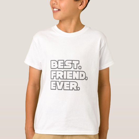 Beste vriend ooit t-shirt (Voorkant)
