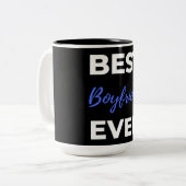 Beste vriend ooit tweekleurige koffiemok (Voorkant links)