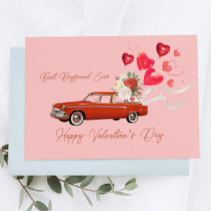 BESTE VRIEND OOIT VINTAGE AUTO VALENTIJNS'S KAART