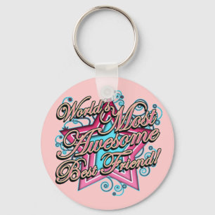 Beste vriend op de meest Geweldige werelden Sleutelhanger