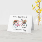 *BESTE VRIEND* OP "MOEDERDAG" KAART (Gele Bloem)