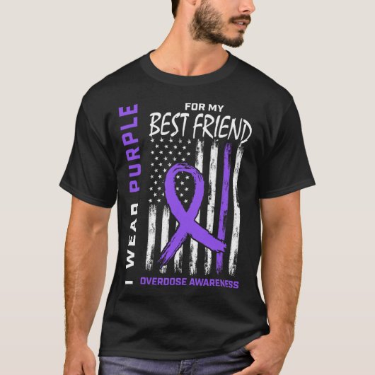 Beste vriend Overdosis Bewustzijn Items Verslaving T-shirt (Voorkant)