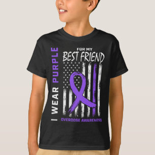 Beste vriend Overdosis Bewustzijn Items Verslaving T-shirt