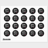 Beste Vriend Overlevende Borstkanker Ondersteuning Ronde Sticker (Vel)