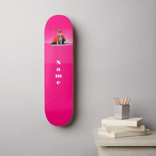 Beste vriend persoonlijk skateboard (Muurkunst)