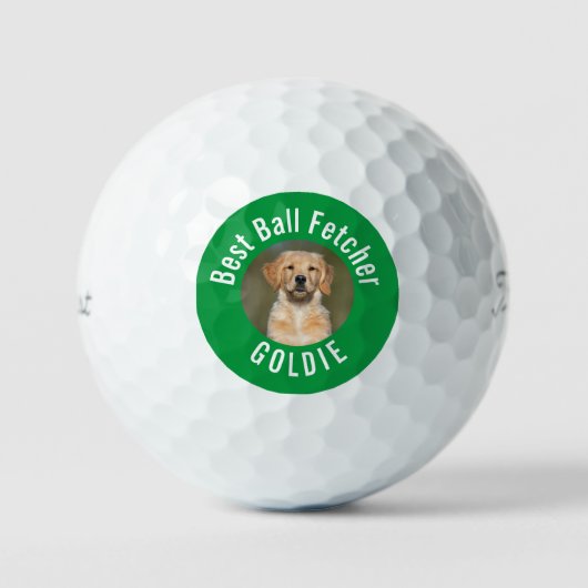 Beste Vriend Pet Photo Golf Ball Golfballen (Voorkant)