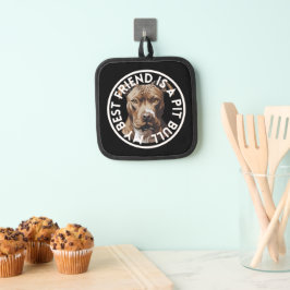 Beste vriend Pit Bull Terrier Pannenlap