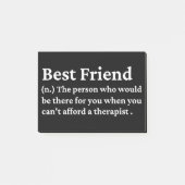 Beste vriend post-it® notes (Voorkant)