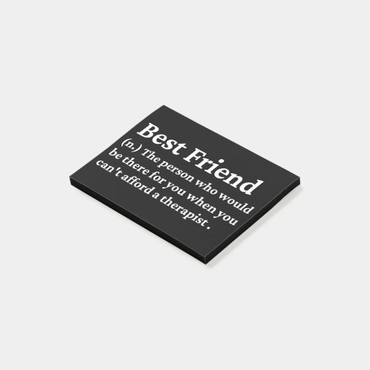 Beste vriend post-it® notes (Schuin)