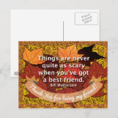 Beste vriend quote briefkaart (Voorkant / Achterkant)