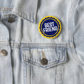 Beste vriend. ronde button 5,7 cm (In situ)