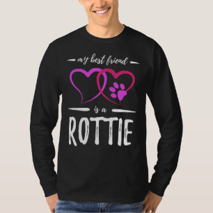 Beste vriend Rottie Dog Rottweiler Dog Mam T-shirt