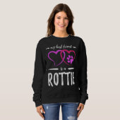 Beste vriend Rottie Dog Rottweiler Dog Mam Trui (Voorkant volledig)