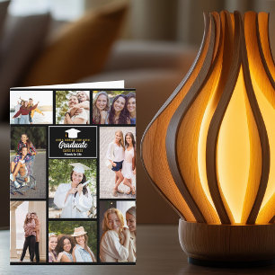 Beste Vriend Senior Photo Collage 2025 Afstuderen Kaart