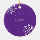 Beste Vriend | Sentimenteel Foto Kerstcadeau Keramisch Ornament (Achterkant)