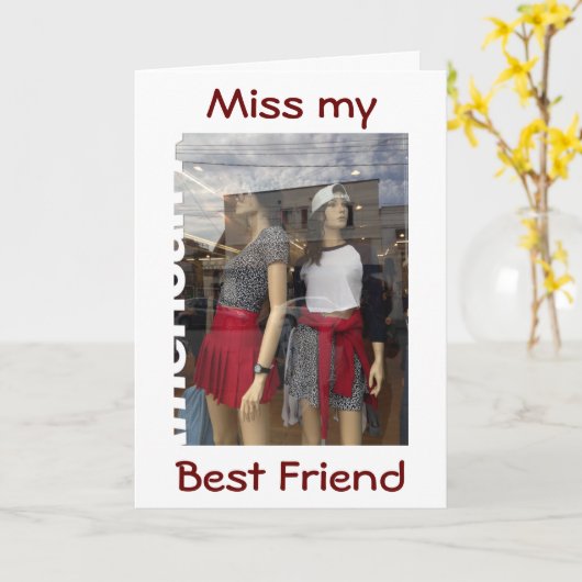 BESTE VRIEND/SHOPPY BUDDY VOOR BIRTHDAY KAART (Gele Bloem)