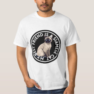 Beste vriend Siamese kat T-shirt