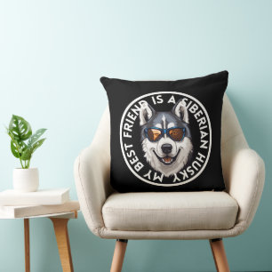 Beste vriend Siberische Husky Kussen