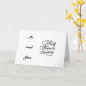 BESTE VRIEND SINDS DE DAG DAT WE HAAR BIRTHDAAG ON KAART (Gele Bloem)