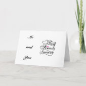 BESTE VRIEND SINDS DE DAG DAT WE HAAR BIRTHDAAG ON KAART (Voorkant)