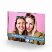 Beste vriend sinds moderne aangepaste fotosjabloon fotoblokken (Rechts)