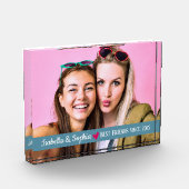 Beste vriend sinds moderne aangepaste fotosjabloon fotoblokken (Links)