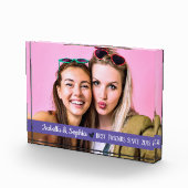 Beste vriend sinds moderne aangepaste fotosjabloon fotoblokken (Rechts)