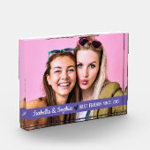 Beste vriend sinds moderne aangepaste fotosjabloon fotoblokken (Links)