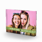 Beste vriend sinds moderne aangepaste fotosjabloon fotoblokken (Rechts)