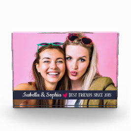 Beste vriend sinds moderne aangepaste fotosjabloon fotoblokken