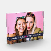 Beste vriend sinds moderne aangepaste fotosjabloon fotoblokken (Links)