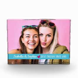 Beste vriend sinds moderne aangepaste fotosjabloon fotoblokken