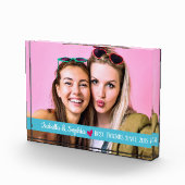 Beste vriend sinds moderne aangepaste fotosjabloon fotoblokken (Rechts)