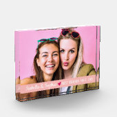 Beste vriend sinds moderne aangepaste fotosjabloon fotoblokken (Links)