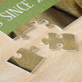 Beste vriend sinds moderne aangepaste fototemplate legpuzzel (Zijkant)