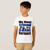 Beste Vriend Sint Bernard T-shirt (Voorkant volledig)