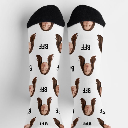 Beste Vriend Sokken BFF Gift Sokken Custom Face So (Top)