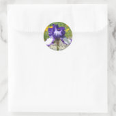 BESTE VRIEND STICKERS Paarse Iris Bloemen Cadeaus (Tas)