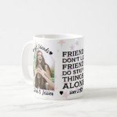 Beste Vriend Stomme Dingen Samen Foto Koffiemok (Voorkant links)